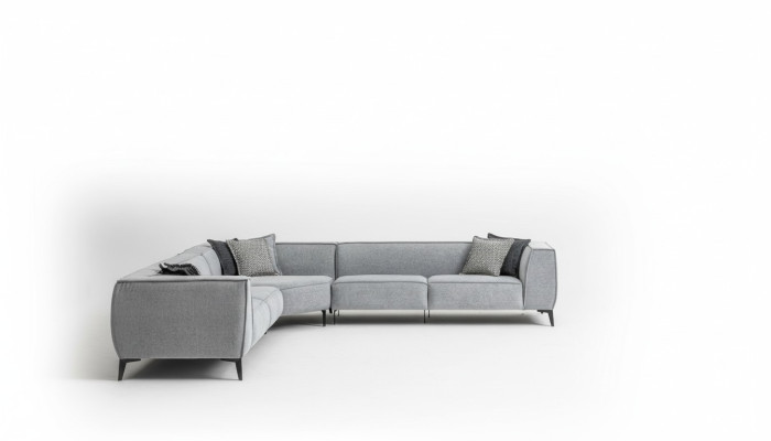 Divano ad angolo Divano imbottito Divano Salotto Divano Divano a L Forma Design Moderno Nuovo