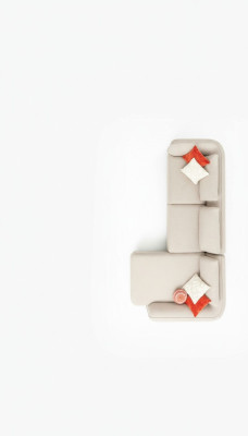 Divano ad angolo a L Forma Divani di lusso Mobili Soggiorno Design moderno 330x170