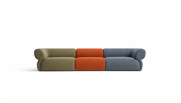 Divano 5 posti soggiorno Divano imbottito Stile moderno Divani Divano Nuovo
