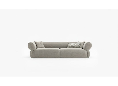 Divano 3 posti Beige - Sofà di lusso - Design moderno - Tessuto imbottito nuovo