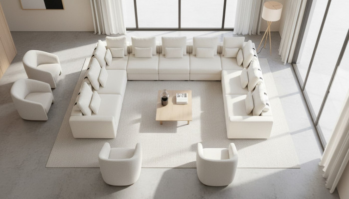 Design divano ad angolo moderno a L, divani moderni, divano imbottito per il soggiorno moderno.