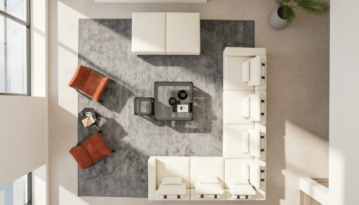 Divano a L L-Form Poltrona Design Divano Design Poltrona Arredamento Imbottito Divano d'angolo