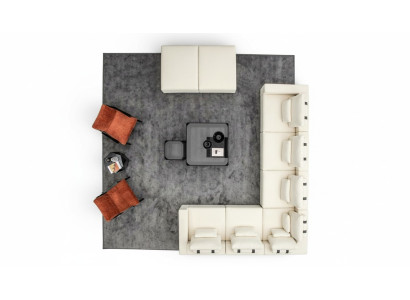 Divano a L L-Form Poltrona Design Divano Design Poltrona Arredamento Imbottito Divano d'angolo