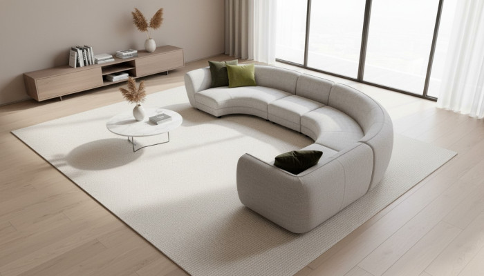 Divano a U semicircolare divano angolare soggiorno design divani a forma di L.