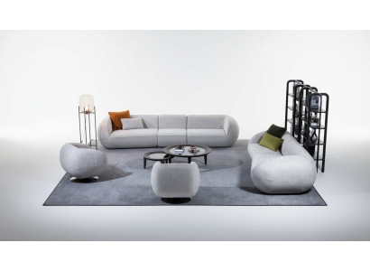 Sofà-Set Mobili da soggiorno Divano a cinque posti Divano a quattro posti Poltrona Set Mobili di design