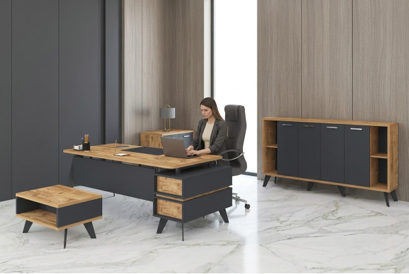 Arredamento ufficio set studio scrivanie armadi scrivania 4 pezzi