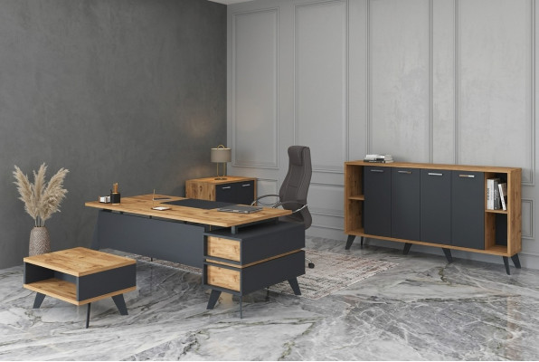 Arredamento ufficio set studio scrivanie armadi scrivania 4 pezzi