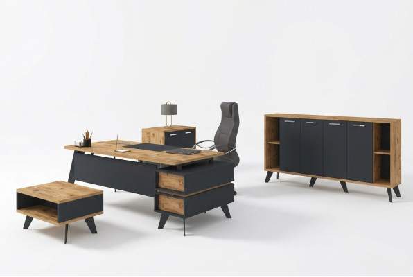 Arredamento ufficio set studio scrivanie armadi scrivania 4 pezzi