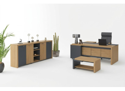 Mobili per l'arredamento dell'ufficio scrivania comò tavolino da caffè mobili di lusso 3 pezzi