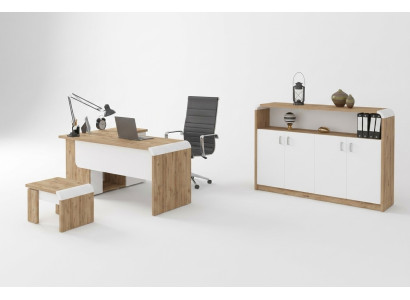 Ufficio per lo studio legale Ufficio Arredamento completo Armadio Tavolo 3 pezzi