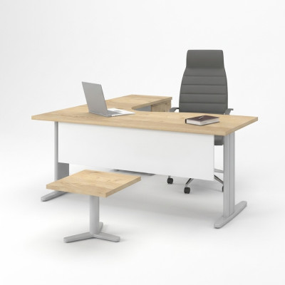 Scrivania d'angolo Tavolo Arredamento dell'ufficio Mobili Scrivanie 180x160