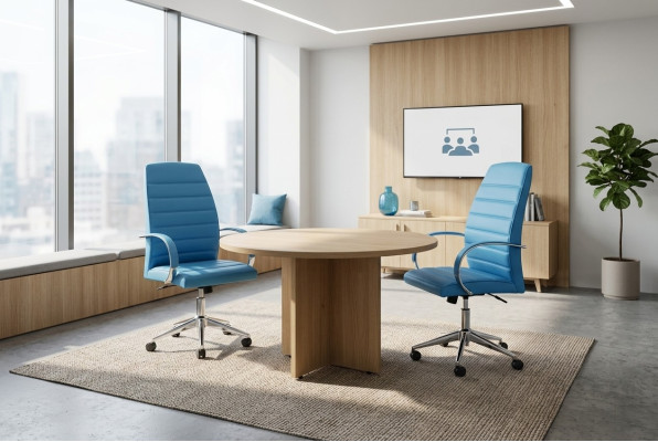 Tavolo da scrivania rotondo Nuovi mobili per ufficio Tavolo da lavoro da designer