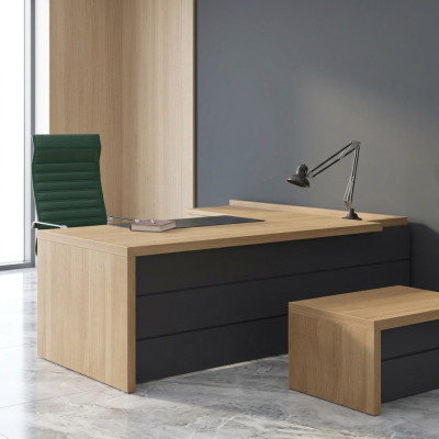 Scrivania d'angolo per ufficio design Scrivanie per manager Mobili per studio