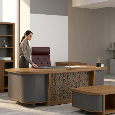 Tavolo da lavoro Mobili per ufficio Designer Scrivania del capo Mobili da ufficio moderni  Tavolo da lavoro Mobili per ufficio Designer Scrivania del capo Mobili da ufficio moderni