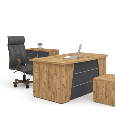 Scrivania Mobili da ufficio Studio in legno Scrivania per computer Tavolo da ufficio