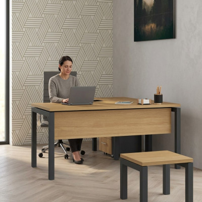 Mobili da ufficio Tavolo da scrittura Studio Tavolo per computer Scrivania del capo