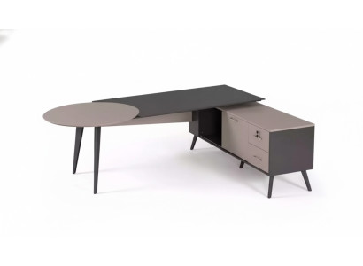 Mobili per ufficio Scrivania angolare Moderno Tavolo di lusso di design Tavoli per lo studio