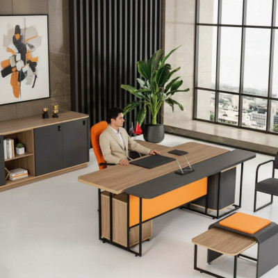 Scrivania d'angolo Ufficio Camera da lavoro Moderno Designer Mobili nuovi