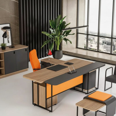 Scrivania d'angolo Ufficio Camera da lavoro Moderno Designer Mobili nuovi