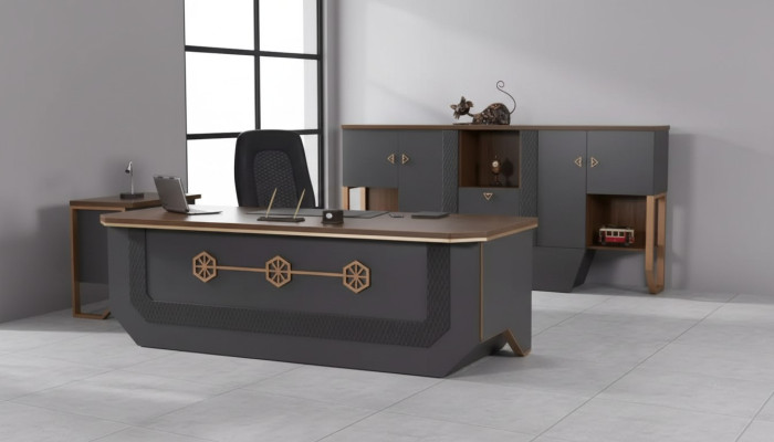 Scrivania da direzione Collezione di scrivanie di lusso Scrivanie 240x95cm