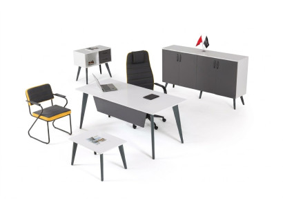 Arbeitzimmer Ufficio set 4 Pezzi Ufficio Scrivania Mobili di Design Nuovi