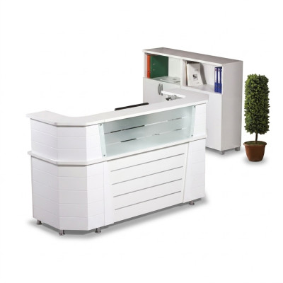 Mobili per ufficio reception area zona di accoglienza Mobili per ufficio bianchi Ufficio