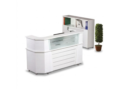 Mobili per ufficio reception area zona di accoglienza Mobili per ufficio bianchi Ufficio
