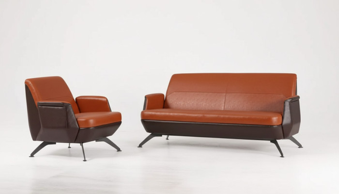 Divano set due posti poltrona arredi da ufficio di lusso designer ufficio