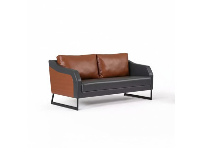 Divano 2 posti moderno di lusso design ufficio divano imbottito nuovo