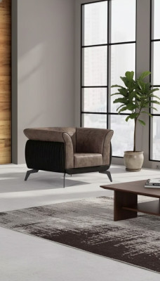 Poltrona Designer Tessuto Ufficio Camera da Letto Tessile Mobili di Lusso Nuovo