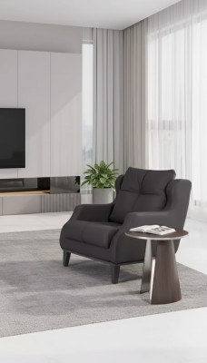 Stanza per lavorare Sedia Stile Moderno Grigio Poltrona Designer Sedile Mobili  Camera da lavoro Sedia Stile Moderno Grigio Poltrona Designer Sedile Mobili