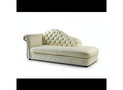 Chaiselongue Chesterfield Liege Chaise Sofa Lounge Seduta sdraiata 230cm
