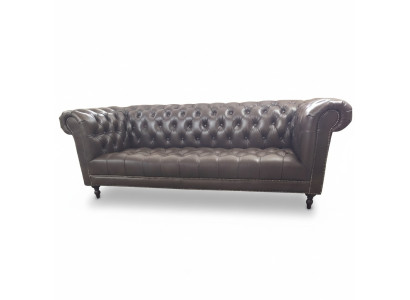 Divano 4 posti Chesterfield divano di lusso 245cm in pelle divano mobili