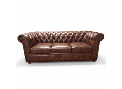Divano Chesterfield di lusso 3 posti, divani lounge, divano 230 cm in tessuto.