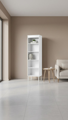 Scaffale Armadio Libreria Scaffale Multiuso Scaffali Mobili in legno 184x48x42