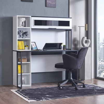 Segretaria Scrivania Tavolo 130x60x171 Scrivanie Tavoli Mobili Legno Computer