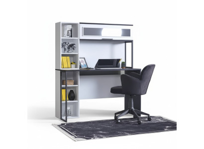 Segretaria Scrivania Tavolo 130x60x171 Scrivanie Tavoli Mobili Legno Computer