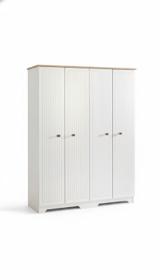Mobili classici Scaffali Armadi Armadio Camera da letto Legno 160cm Lusso