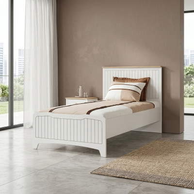 Design moderno di mobili Letti per bambini Letti Letto bianco Camera per bambini nuova