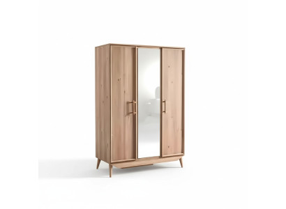 Armadio in legno marrone design mobili da camera da letto Armadio elegante