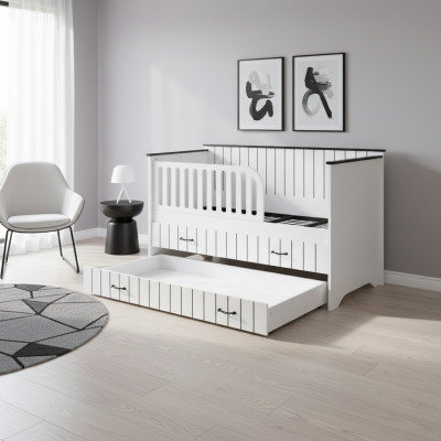 Design moderno di mobili per bambini Letti letti Letto bianco Nuova camera per bambini