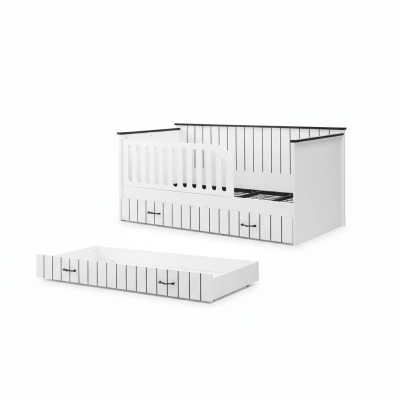 Design moderno di mobili per bambini Letti letti Letto bianco Nuova camera per bambini
