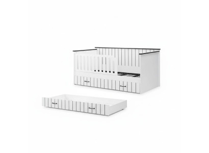 Design moderno di mobili per bambini Letti letti Letto bianco Nuova camera per bambini