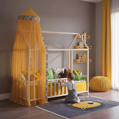 Letto basso Letto a baldacchino Camera da letto Letti a baldacchino Stanza dei bambini