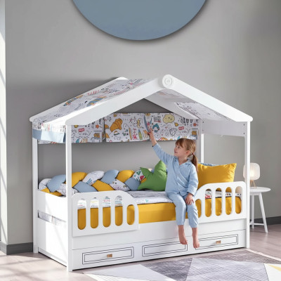 Bambini letti legno camera da letto appartamento mobile letto ragazzi adolescenti