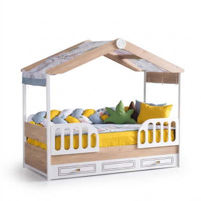 Letti per bambini in legno Camera da letto Appartamento Mobili Nuovo Letto Camera giovanile