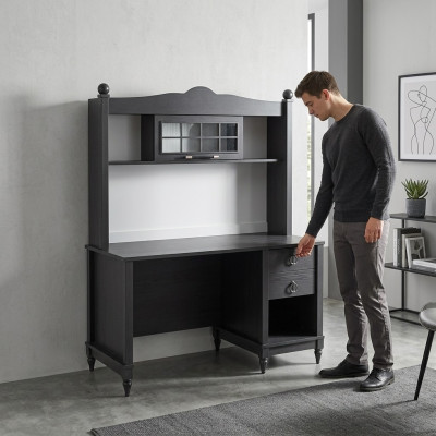 Segretaria Scrivania Tavolo 130x60x163 Scrivanie Tavoli Mobili Legno Computer