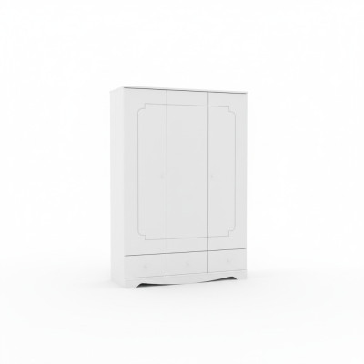 Armadio guardaroba Mobile Camera da letto Armadi Legno Bianco Loft Arredamento