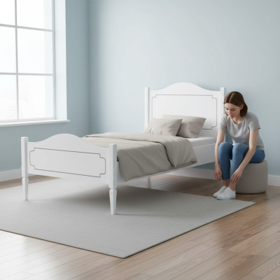 Letto per bambini design moderno in legno per camera dei bambini.