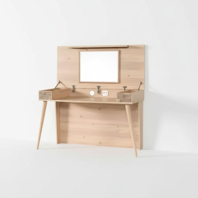 Segretaria scrivania scrivania 130x60x152 scrivanie tavoli mobili legno computer
